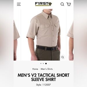 First Tactical men’s V2 tactical short sleeve shirt
